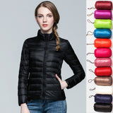 Down Parka Women Ultra-light Thin Down Jacket 2019