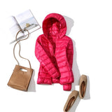 Down Parka Women Ultra-light Thin Down Jacket 2019