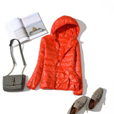 Down Parka Women Ultra-light Thin Down Jacket 2019