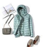 Down Parka Women Ultra-light Thin Down Jacket 2019