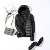 Down Parka Women Ultra-light Thin Down Jacket 2019