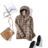Down Parka Women Ultra-light Thin Down Jacket 2019