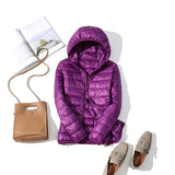 Down Parka Women Ultra-light Thin Down Jacket 2019