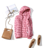 Down Parka Women Ultra-light Thin Down Jacket 2019