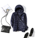 Down Parka Women Ultra-light Thin Down Jacket 2019