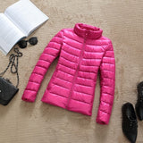 Down Parka Women Ultra-light Thin Down Jacket 2019
