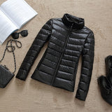 Down Parka Women Ultra-light Thin Down Jacket 2019