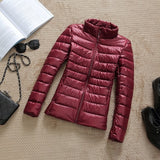 Down Parka Women Ultra-light Thin Down Jacket 2019