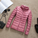 Down Parka Women Ultra-light Thin Down Jacket 2019
